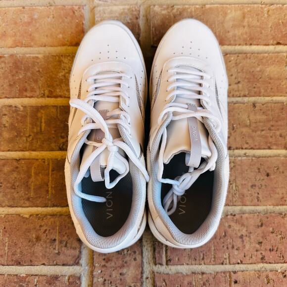 Men's Vionic Light Grey Athletic Sneakers - Picture 8 of 9